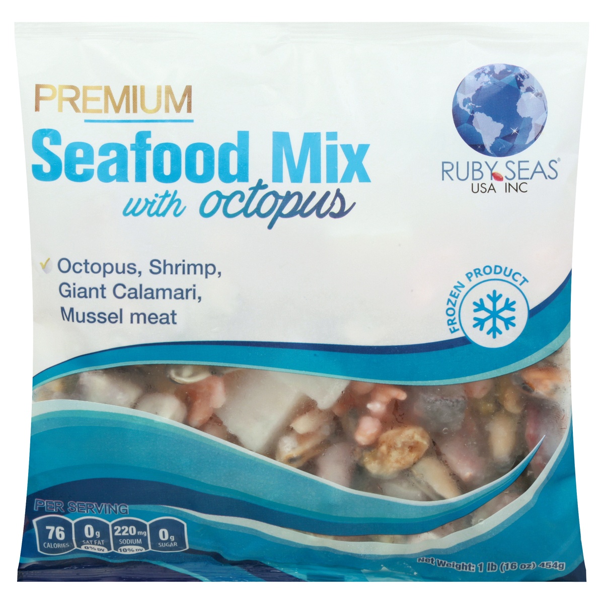 slide 1 of 1, Pacific Seafood Seafood Mix, with Octopus, 16 oz