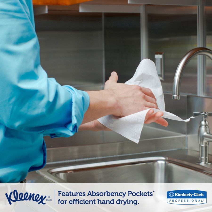 slide 8 of 10, Kleenex Multi-Fold 1-Ply Hand Towels, 4 pk; 150 ct