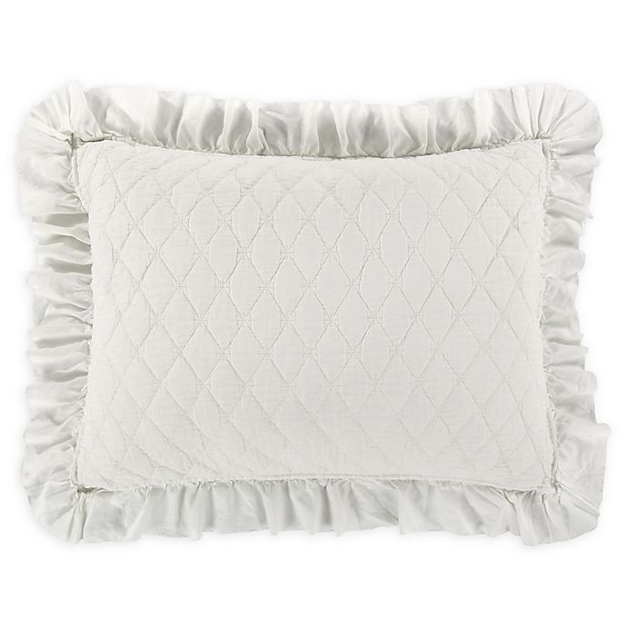 slide 1 of 6, Levtex Home Sandwash Standard Pillow Sham - Ivory, 1 ct