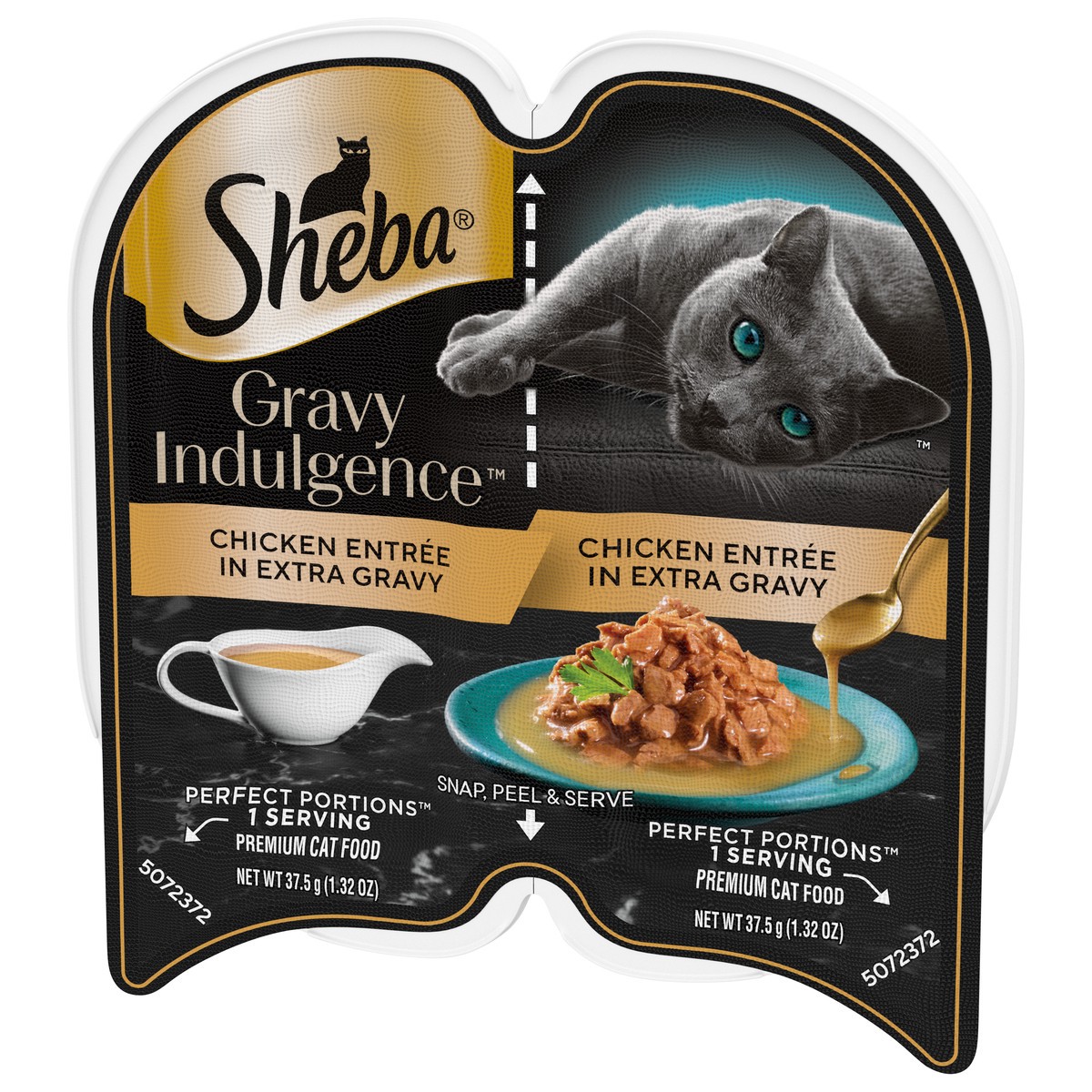 slide 11 of 15, Sheba Gravy Indulgence Premium Chicken Entree in Extra Gravy Cat Food 2 - 1.32 oz Packs, 2 ct