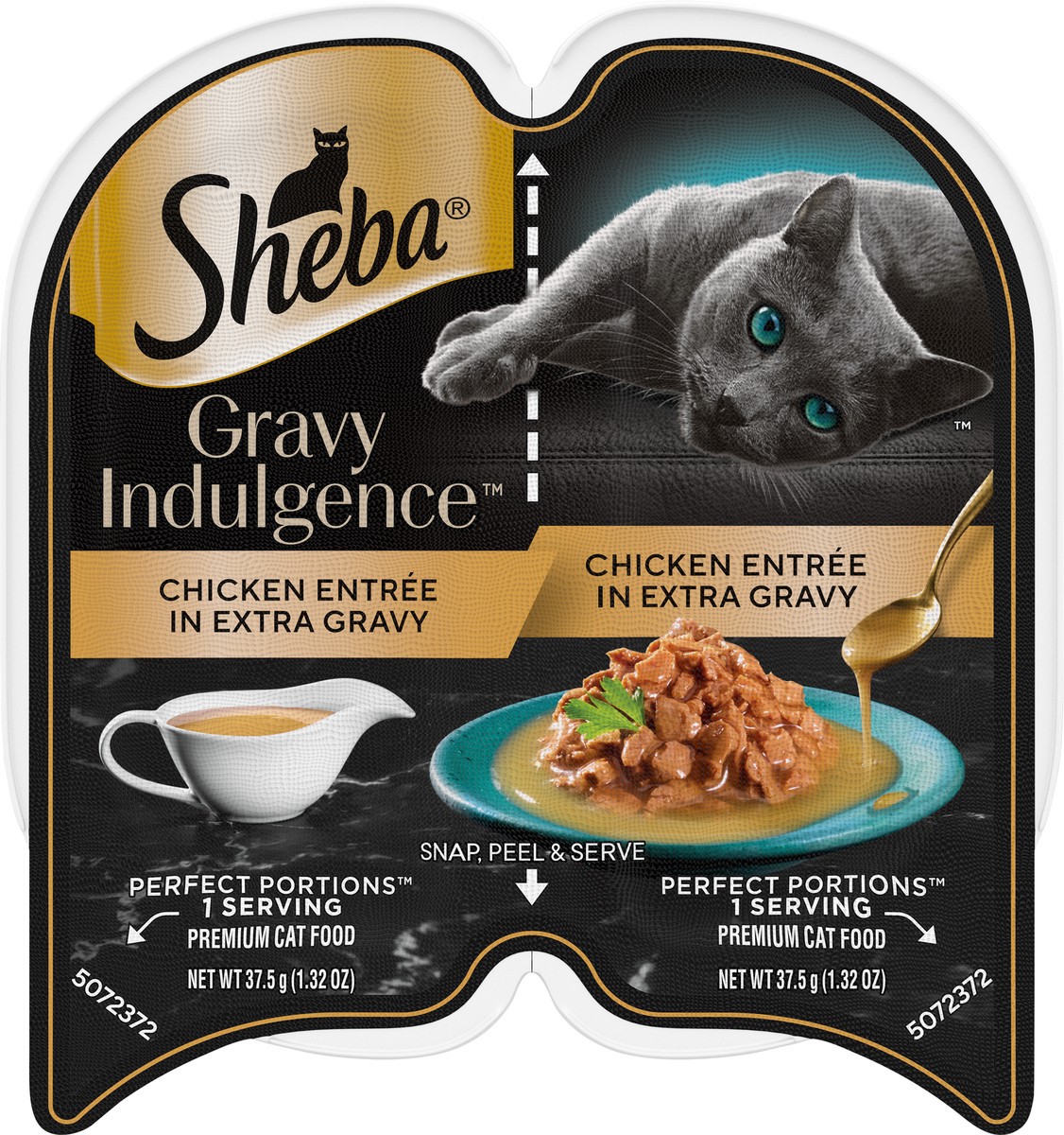 slide 12 of 15, Sheba Gravy Indulgence Premium Chicken Entree in Extra Gravy Cat Food 2 - 1.32 oz Packs, 2 ct