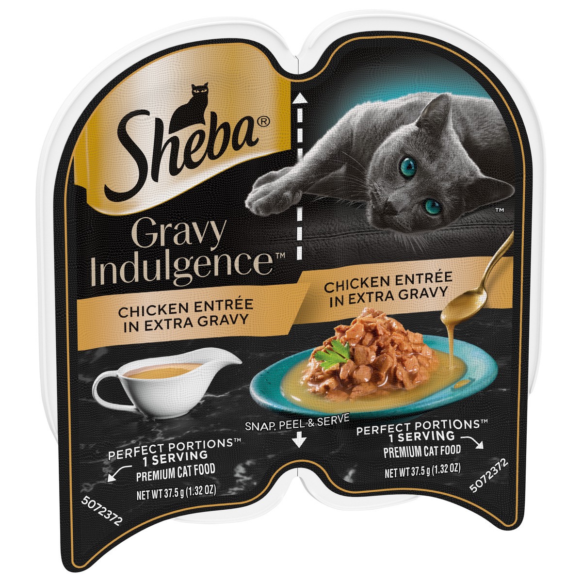 slide 5 of 15, Sheba Gravy Indulgence Premium Chicken Entree in Extra Gravy Cat Food 2 - 1.32 oz Packs, 2 ct