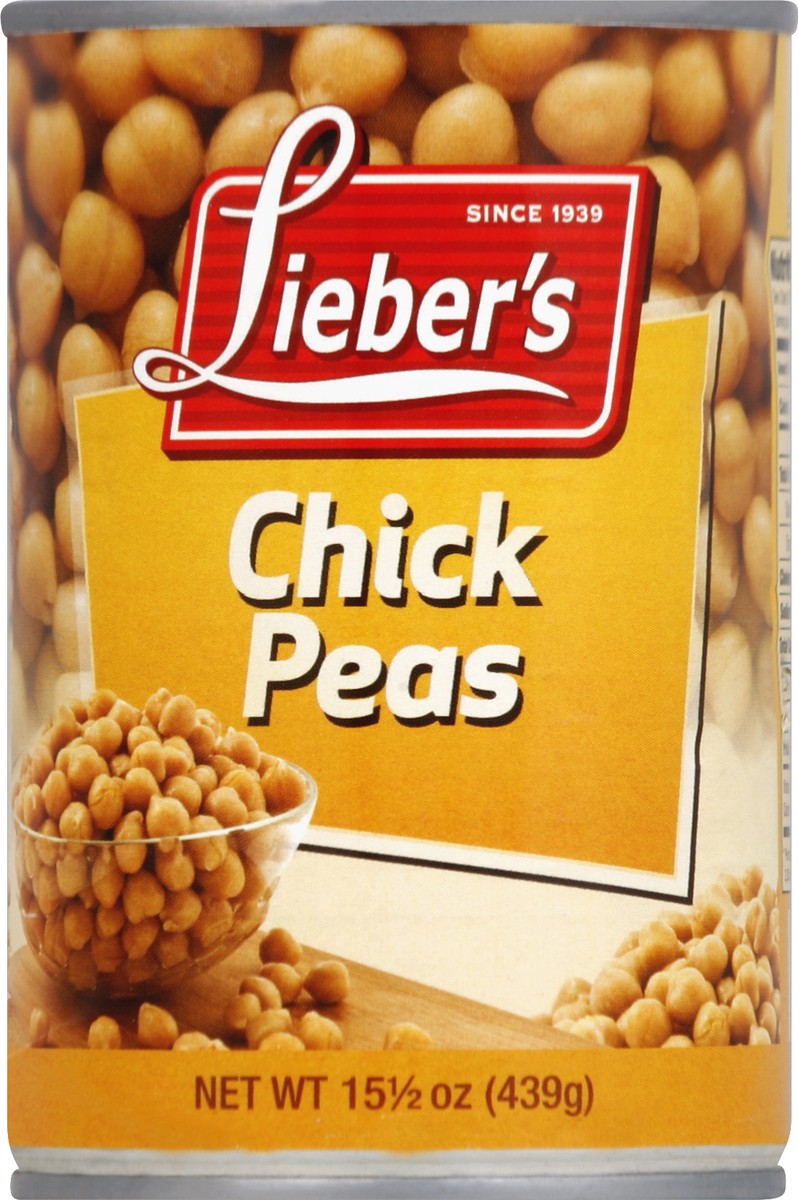 slide 2 of 2, Lieber's Chick Peas, 15 oz