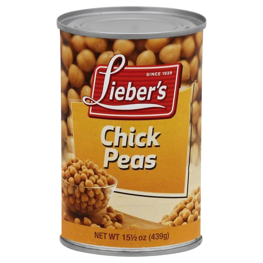 slide 1 of 2, Lieber's Chick Peas, 15 oz