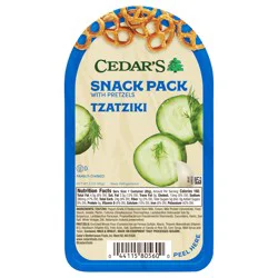 Cedar's Foods Tzatziki with Pretzels Snack Pack