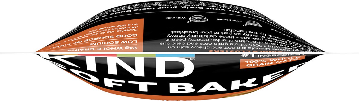slide 12 of 13, KIND Soft Baked Granola, Dark Chocolate Peanut Butter, 11 oz bag, 11 oz