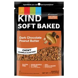 KIND Soft Baked Granola, Dark Chocolate Peanut Butter, 11 oz bag