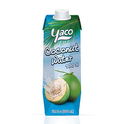 slide 1 of 1, Yaco Coconut Water 100%, 33.8 oz