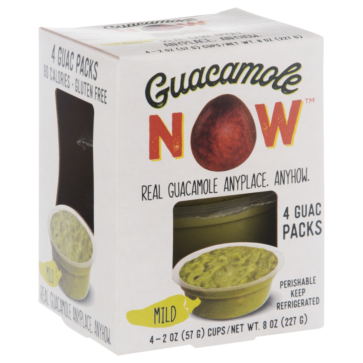 slide 3 of 13, Guacamole Now Mild Guacamole 4 - 2 oz Cups, 4 ct