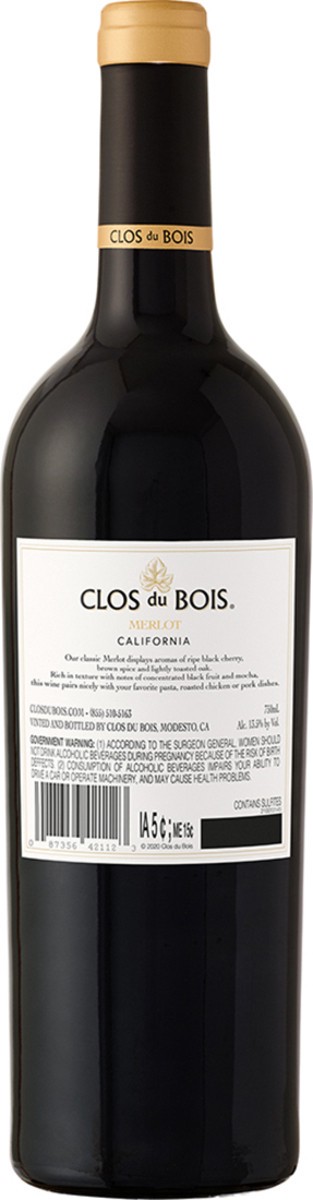 slide 2 of 3, Clos du Bois Red Wine, 750 ml