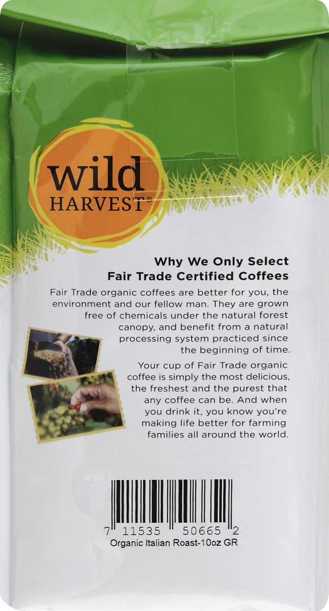 slide 7 of 8, Wild Harvest Italian Roast Fair Trade Coffee - 10 oz, 10 oz