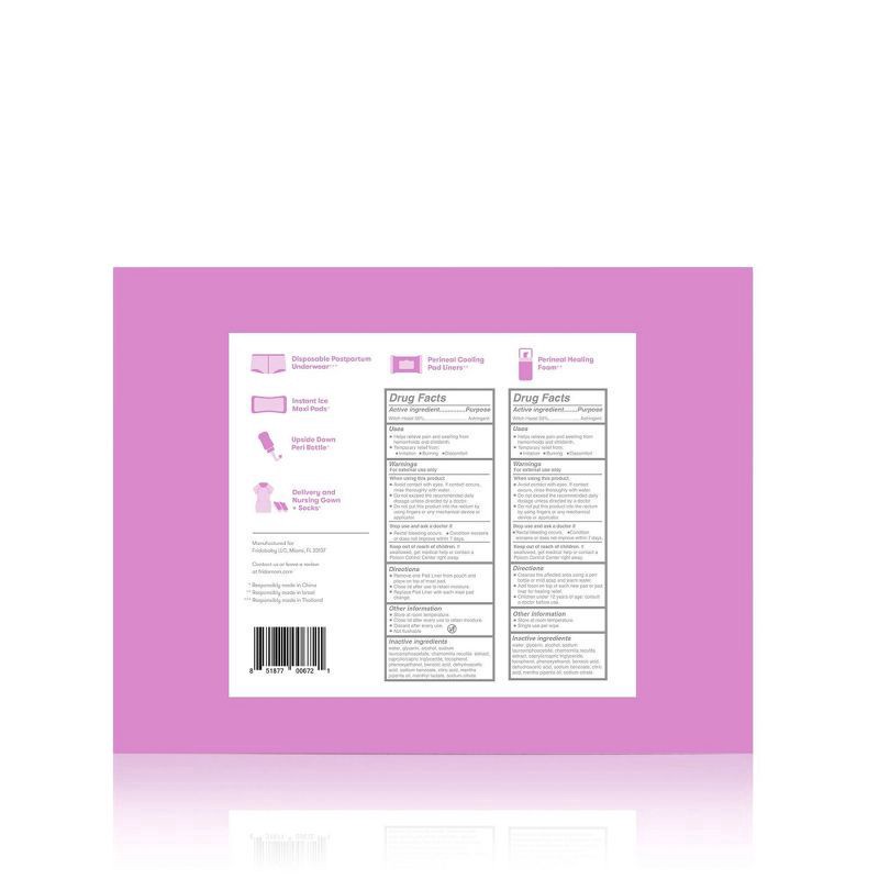 slide 7 of 7, Frida Mom Labor and Delivery + Postpartum Recovery Kit - Postpartum Must-Haves + Babyshower Gift for Mom, 1 ct