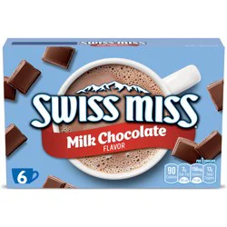 Swiss Miss Milk Chocolate Hot Cocoa Mix 4.38 oz (6 individual 0.73 oz envelopes) - 6 ct