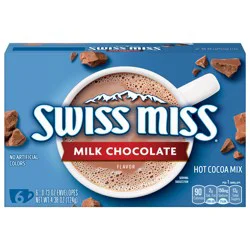 Swiss Miss Milk Chocolate Hot Cocoa Mix 4.38 oz (6 individual 0.73 oz envelopes) - 6 ct
