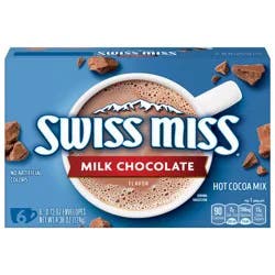 Swiss Miss Milk Chocolate Hot Cocoa Mix 4.38 oz (6 individual 0.73 oz envelopes) - 6 ct
