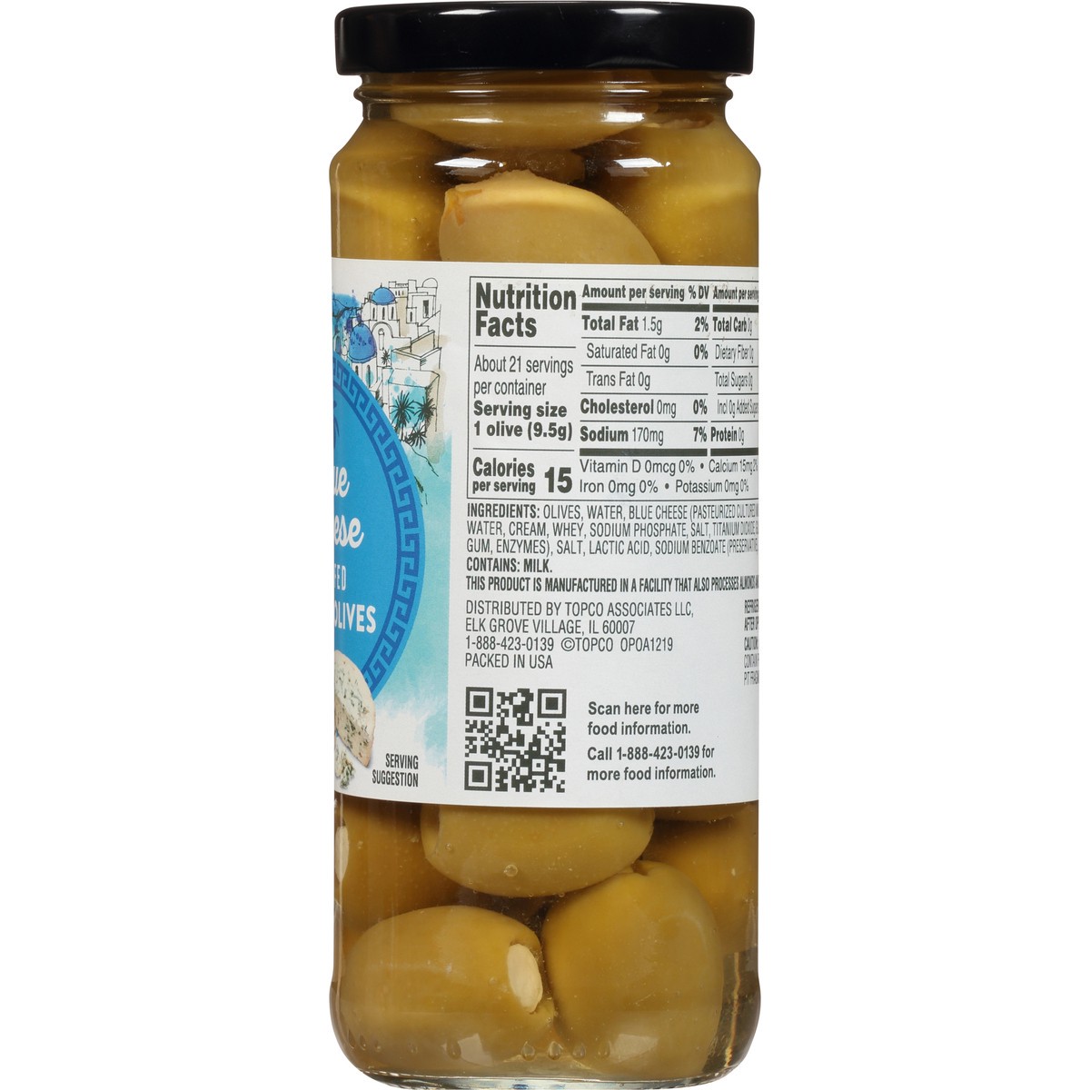 slide 6 of 15, Culinary Tours Blue Cheese Stuffed Greek Olives, 12 oz