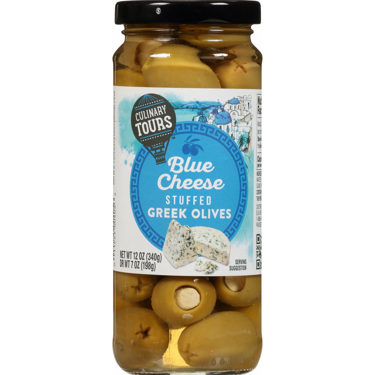 slide 4 of 15, Culinary Tours Blue Cheese Stuffed Greek Olives, 12 oz