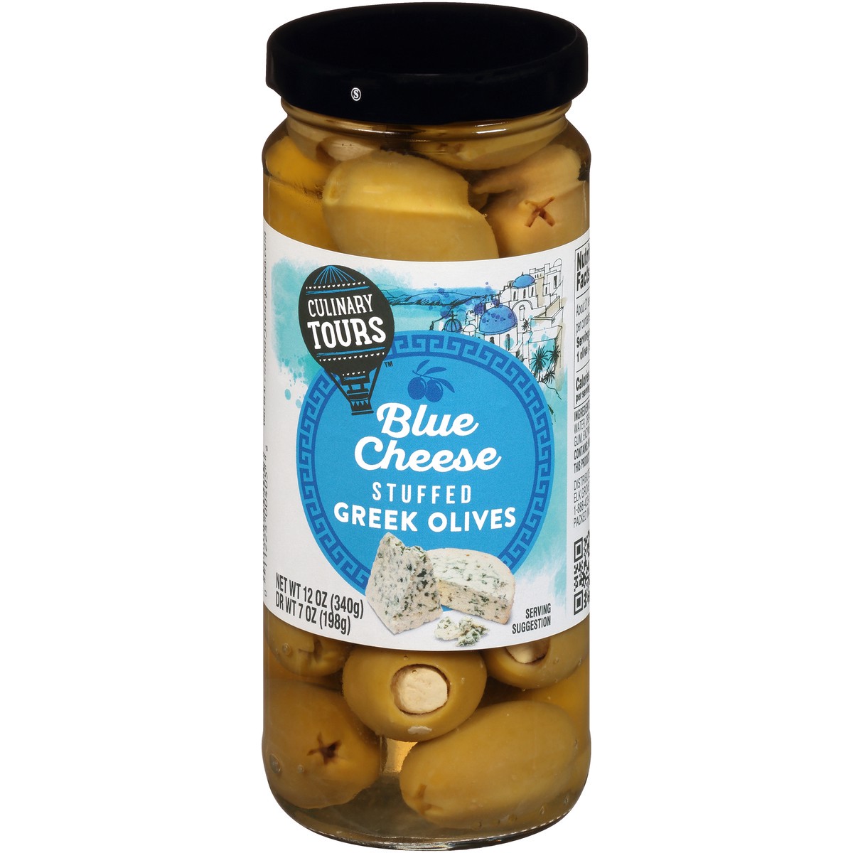 slide 1 of 15, Culinary Tours Blue Cheese Stuffed Greek Olives, 12 oz
