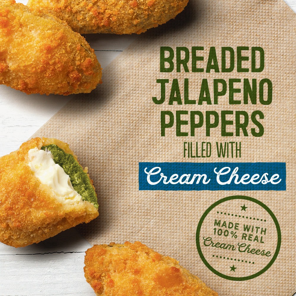 slide 4 of 4, Kroger Stuffed Cream Cheese Breaded Jalapeno Peppers, 28 oz