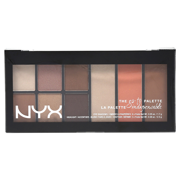 slide 1 of 1, NYX Professional Makeup Go To Eyeshadow Palette Wanderlust, 0.54 oz