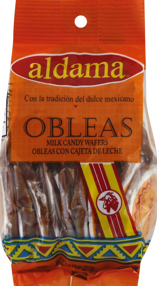 slide 5 of 5, Aldama Obleas Milk Candy Wafers, 20 ct / 0.35 oz