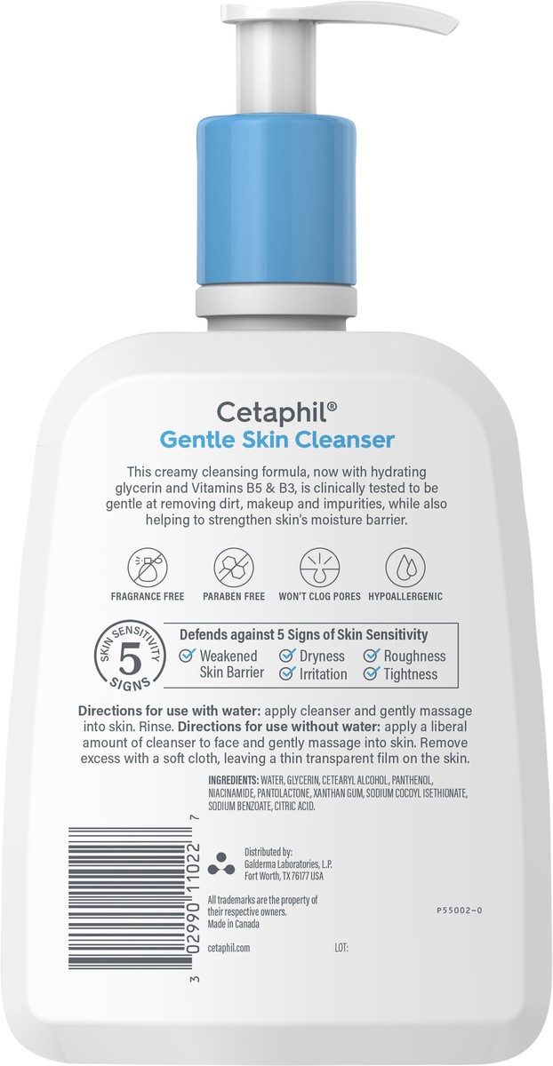 slide 5 of 8, Cetaphil Gentle Skin Cleanser, 16 fl oz