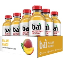 slide 1 of 1, Bai Malawi Mango Drink - 12 ct, 12 ct