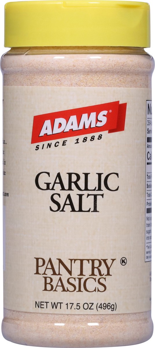 slide 3 of 13, Adams Garlic Salt 17.5 oz, 17.5 oz