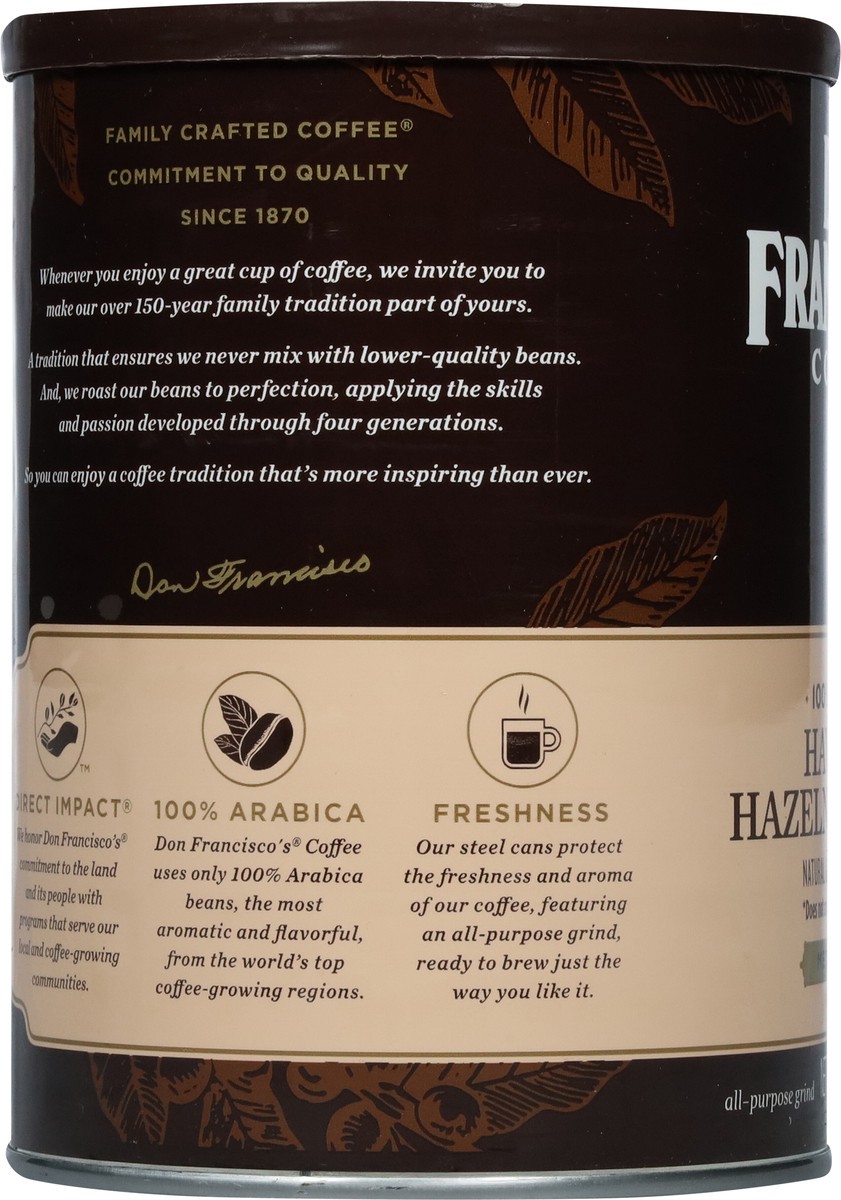 slide 4 of 9, Don Francisco's Medium Roast 100% Arabica Hawaiian Hazelnut Flavor Coffee 12 oz, 12 oz