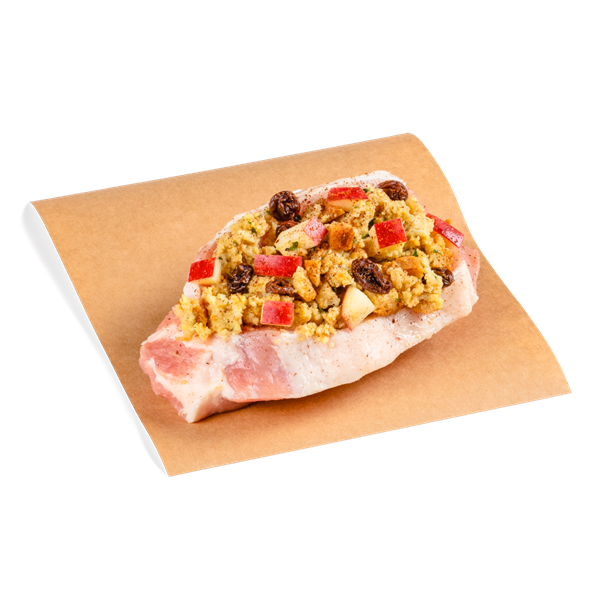 slide 1 of 1, Hy-Vee Apple Harvest Stuffed Boneless Pork Chops, 8 oz