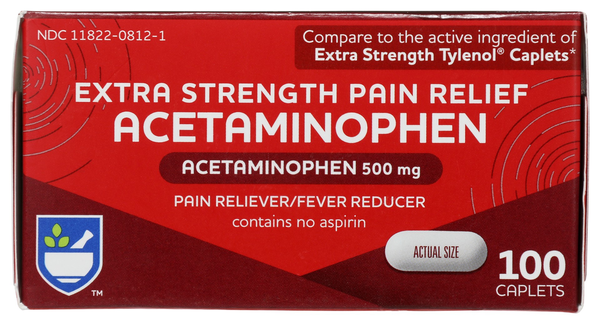 slide 1 of 5, Rite Aid Ra Acet Es Cap, 100 ct