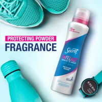 slide 21 of 29, Secret Outlast Dry Spray Antiperspirant Deodorant for Women, Protectin Powder, 4.1 oz, 4.1 oz