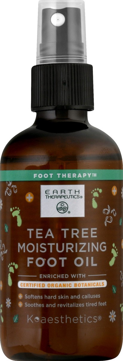 slide 6 of 9, Earth Therapeutics Foot Therapy Tea Tree Moisturizing Foot Oil 100 ml, 100 ml