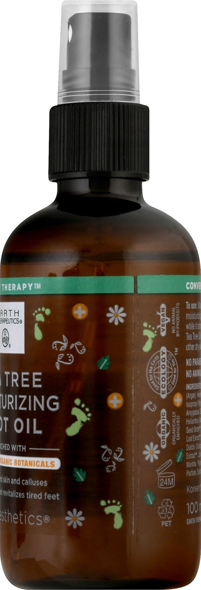 slide 8 of 9, Earth Therapeutics Foot Therapy Tea Tree Moisturizing Foot Oil 100 ml, 100 ml