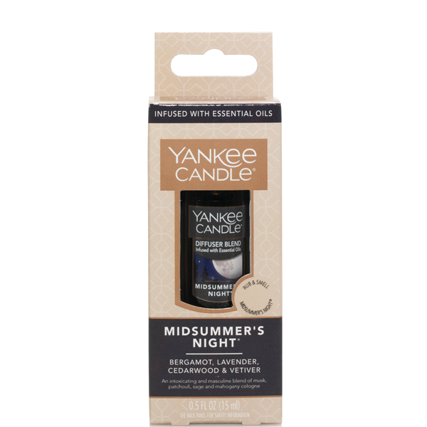 slide 1 of 1, Yankee Candle Aroma Oil Diffuser Blend Midsummer Night., 33 oz