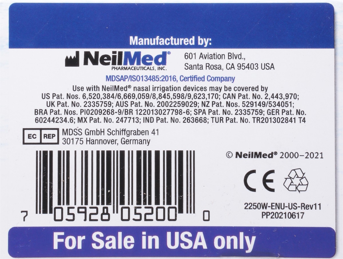 slide 4 of 9, NeilMed Sinus Rinse 50 Premixed Packets, 50 ct