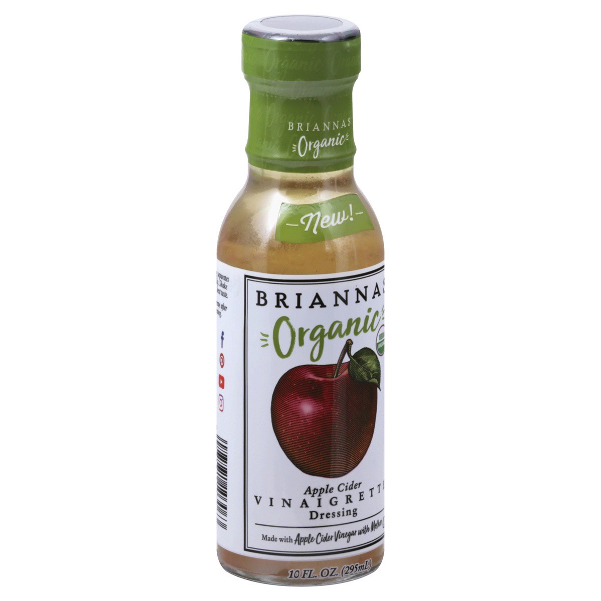 slide 3 of 9, BRIANNAS Brianna Apple Cider Vingrette, 10 oz
