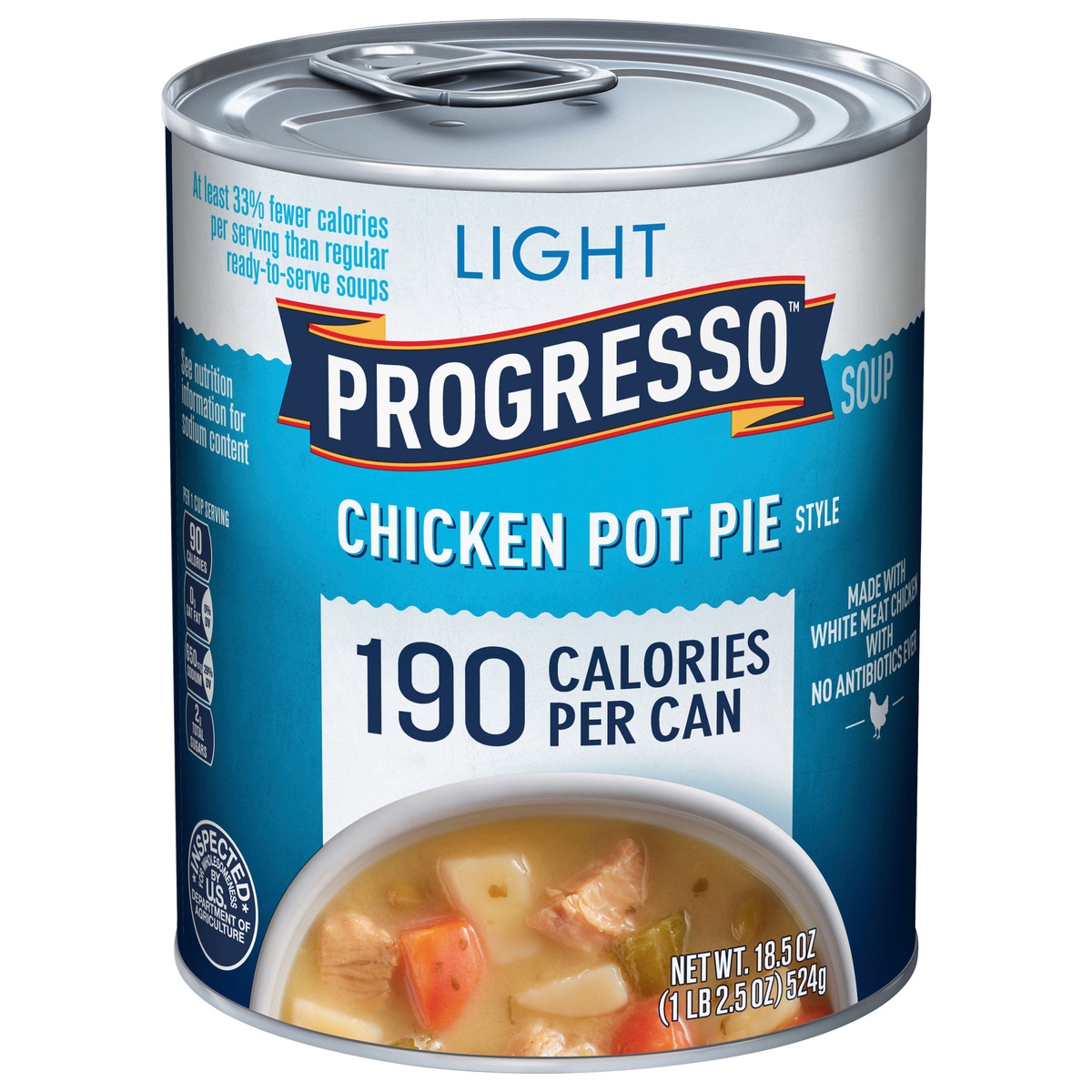 slide 1 of 1, Progresso Light Chicken Pot Pie Style Soup, 18.5 oz