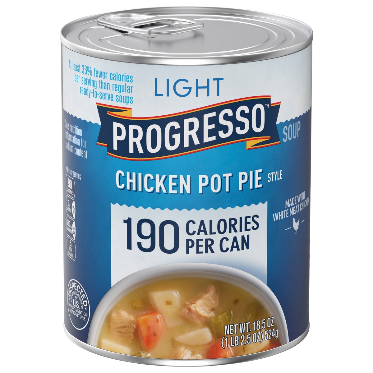 slide 12 of 13, Progresso Light, Chicken Pot Pie Style Canned Soup, 18.5 oz, 18.5 oz
