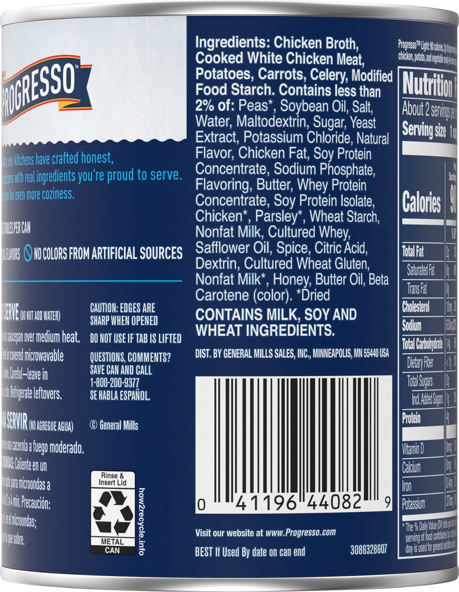 slide 2 of 13, Progresso Light, Chicken Pot Pie Style Canned Soup, 18.5 oz, 18.5 oz