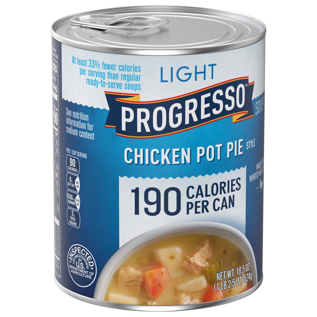 slide 3 of 13, Progresso Light, Chicken Pot Pie Style Canned Soup, 18.5 oz, 18.5 oz