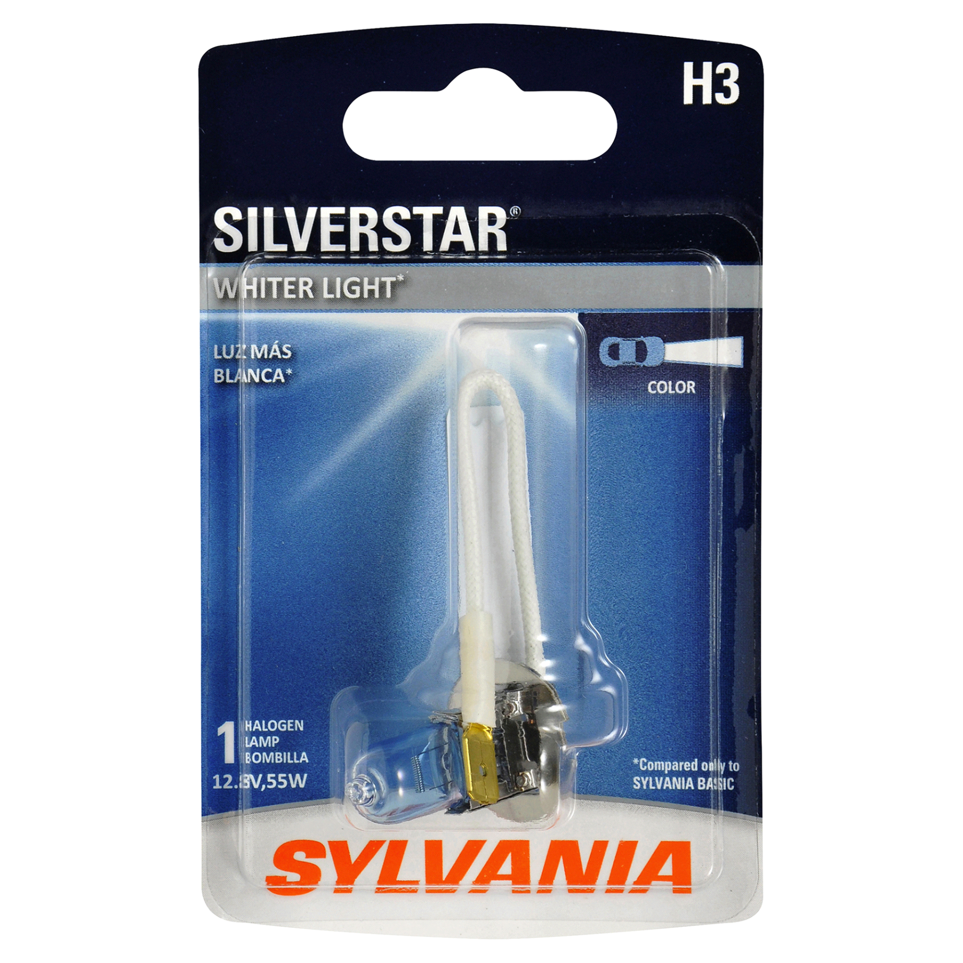 slide 1 of 6, Sylvania H3 SilverStar Fog Light, 1 ct