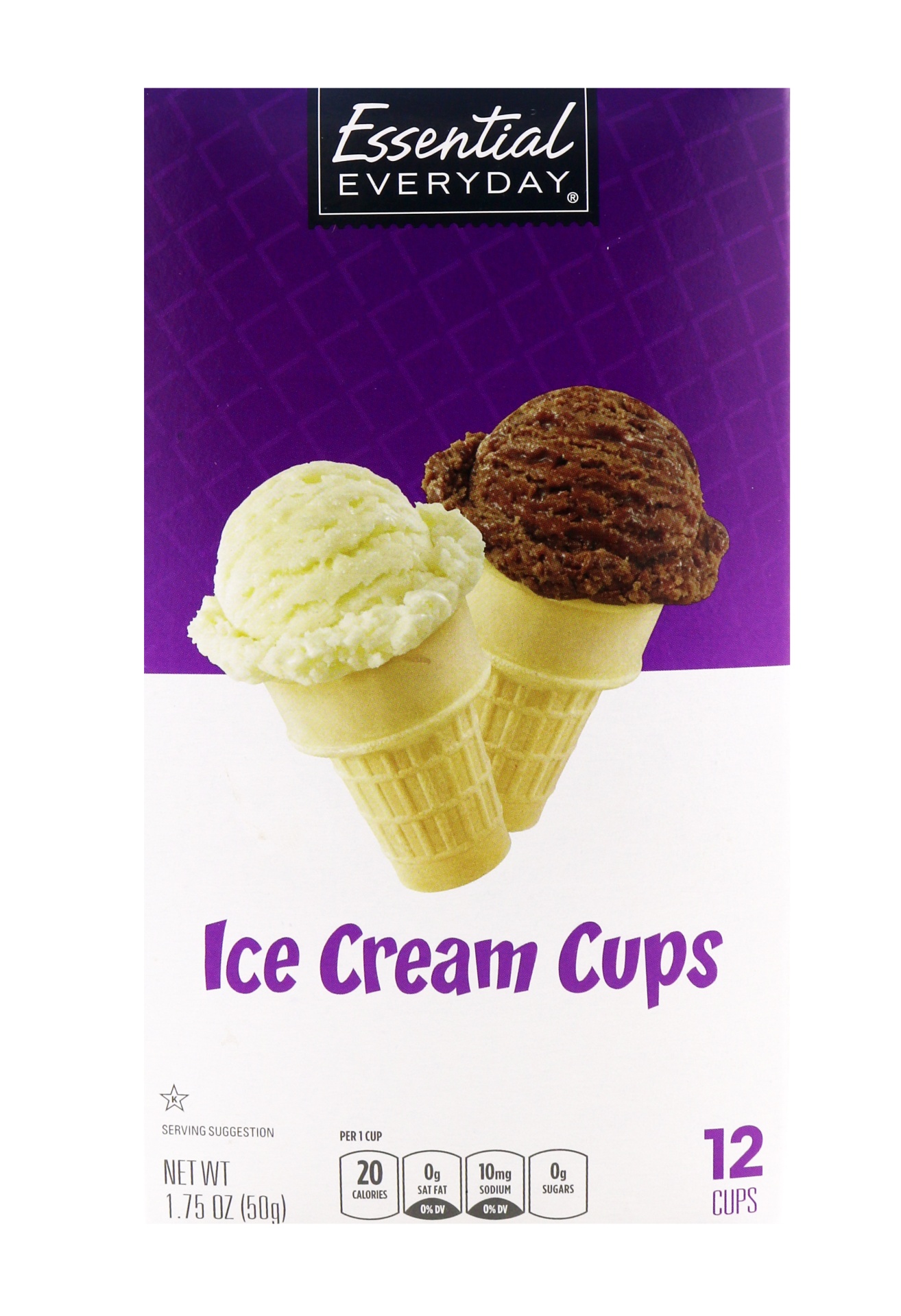 slide 1 of 1, Essential Everyday Cake Style Ice Cream Cones, 1.75 oz