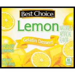 Best Choice Lemon Gelatin Dessert