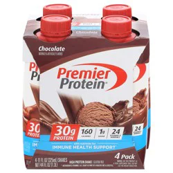 Premier Protein Shake, Chocolate, 30g Protein, 11 Fl Oz, 4 ct