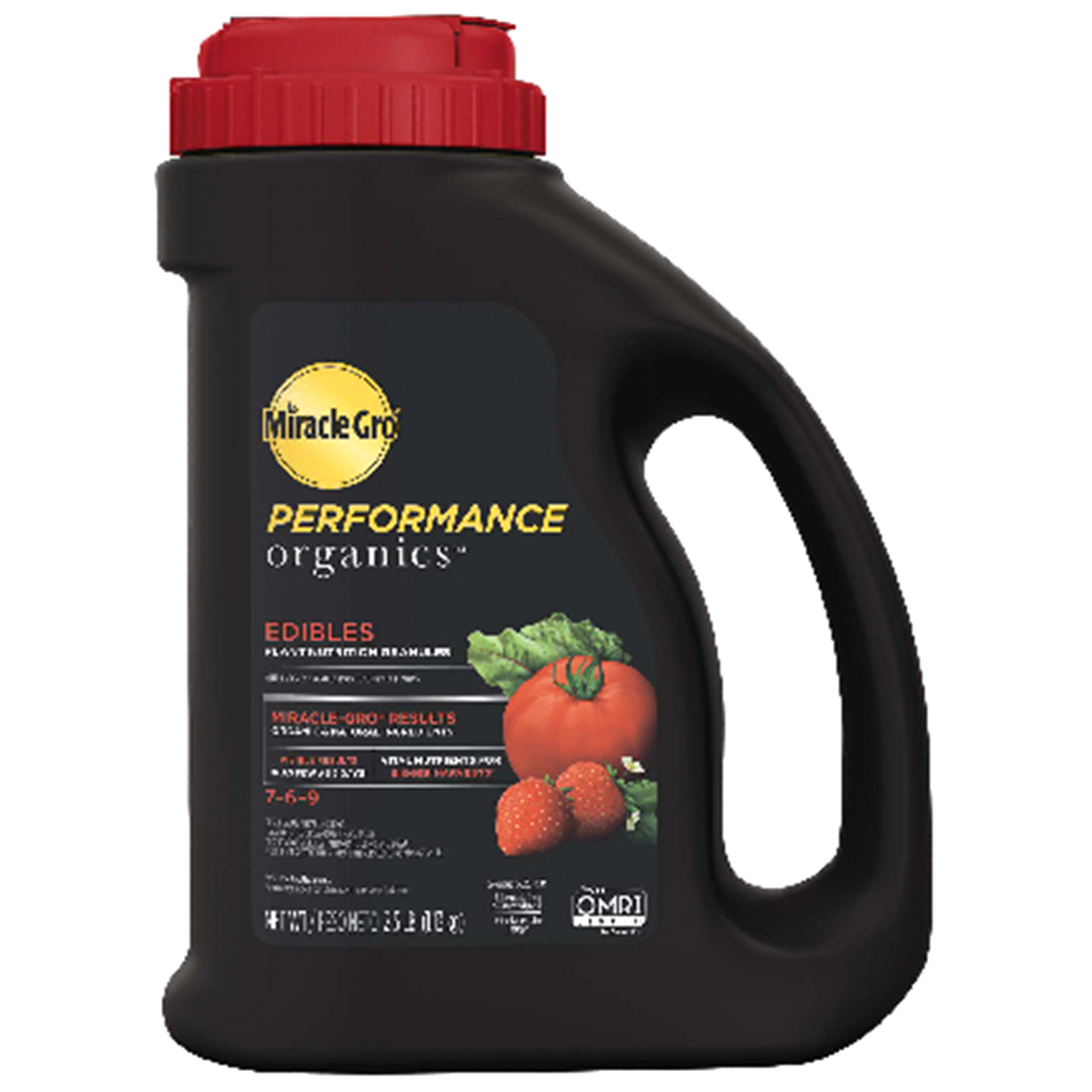 slide 1 of 1, Miracle-Gro Performance Organics Edibles Plant Nutrition Granules, 2.5 lb
