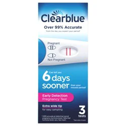 Clearblue Early Detection Pregnancy Test, 3 count
