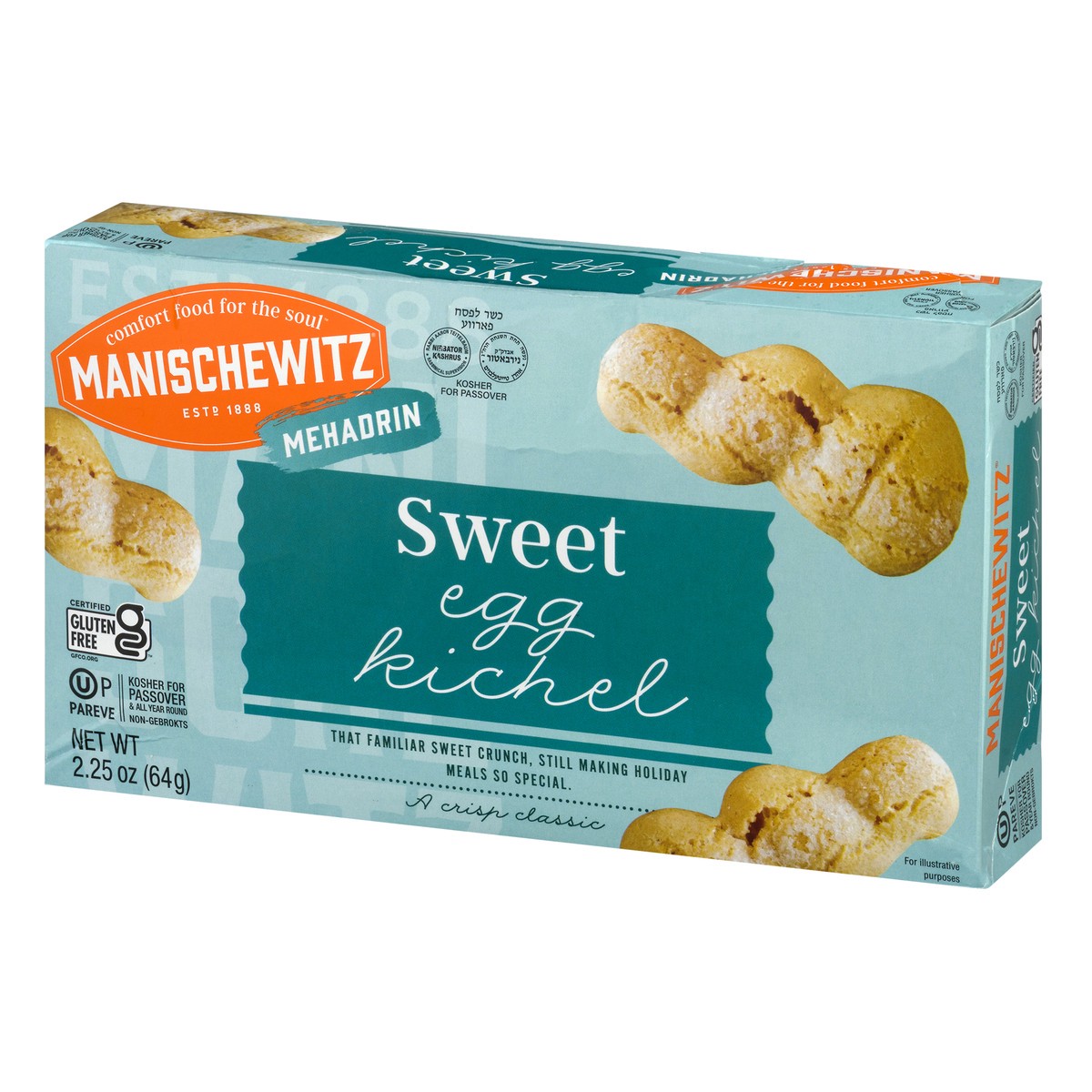 slide 8 of 10, Manischewitz Sweet Egg Kichel 2.25 oz, 2.25 oz