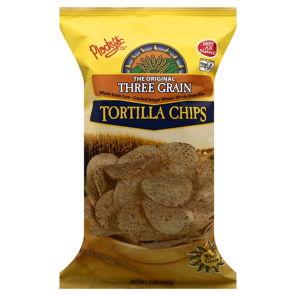 slide 6 of 6, Plocky's Tortilla Chips 7 oz, 7 oz