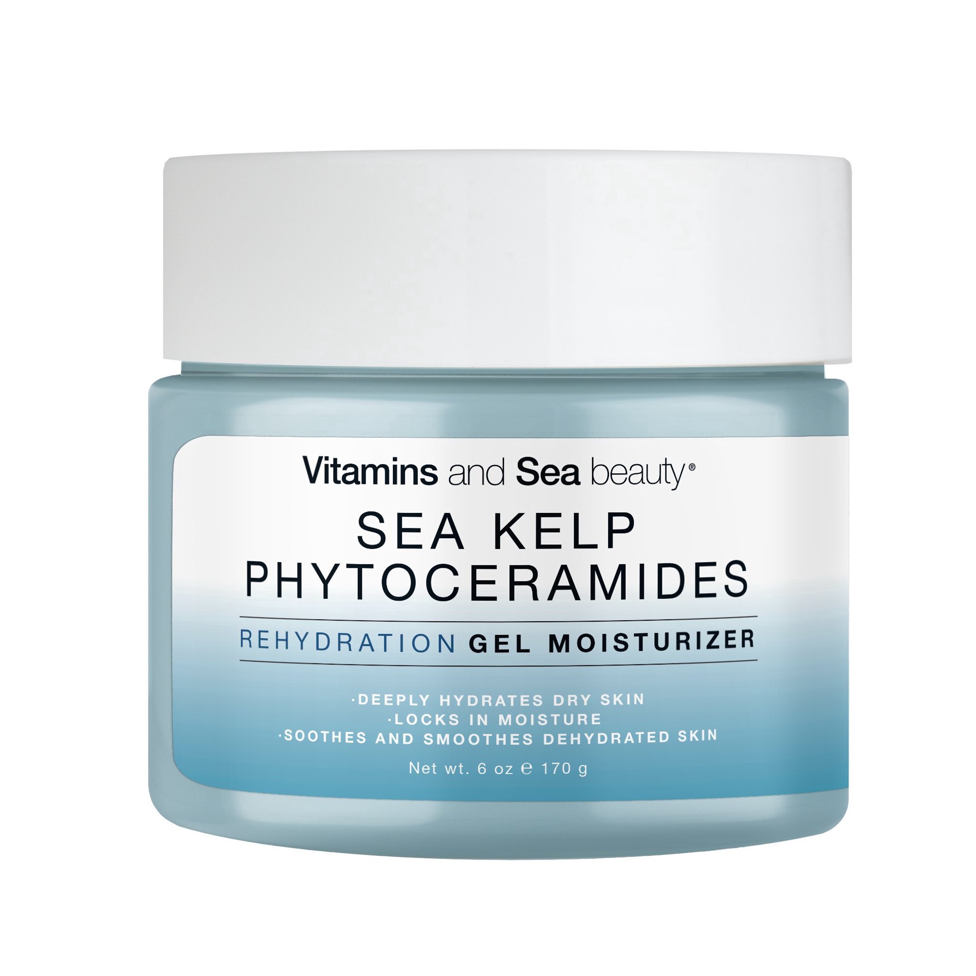 slide 1 of 1, Vitamins and Sea Beauty Sea Kelp Phytoceramides Rehydration Gel Moisturizer 6 oz, 6 oz